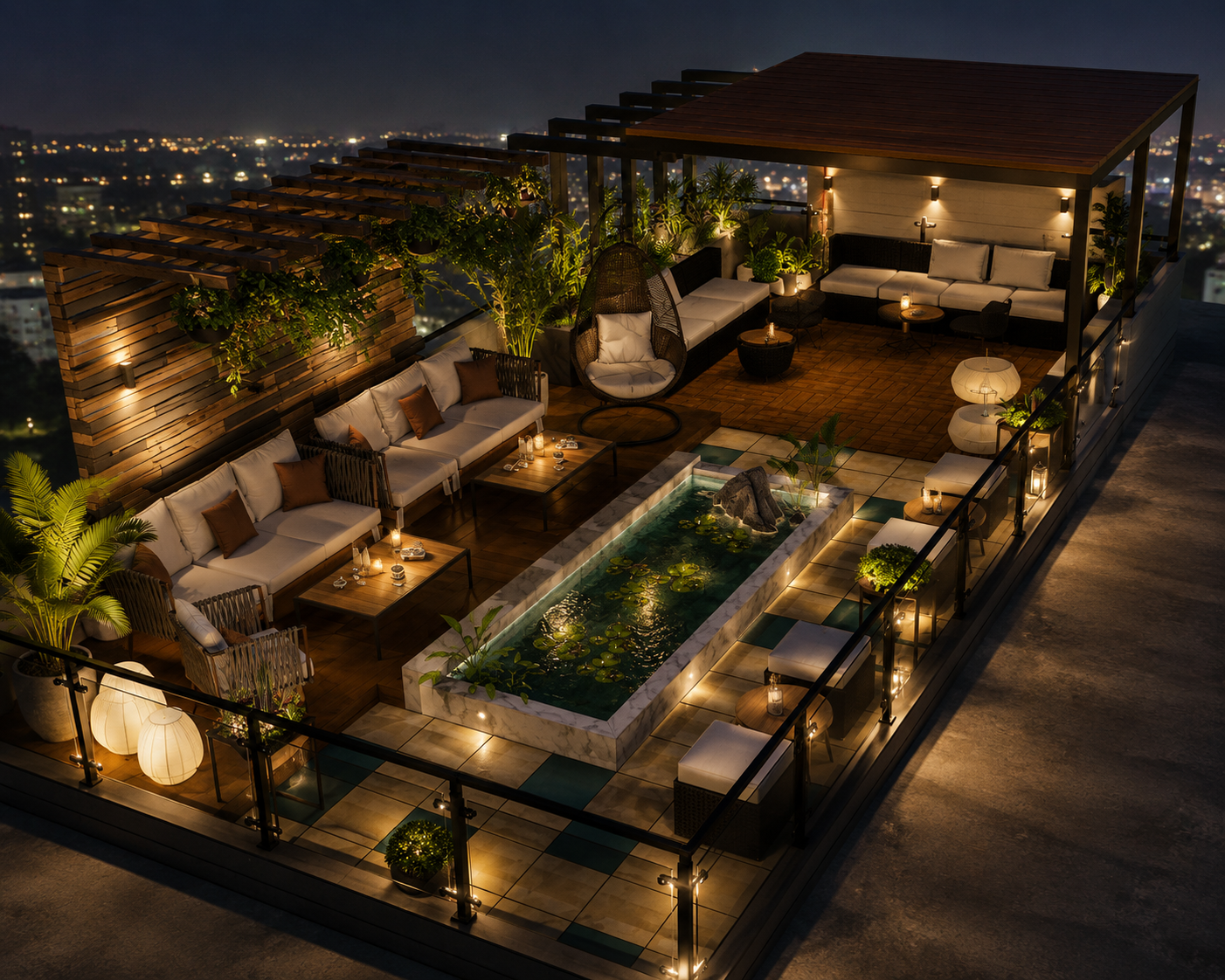 Rooftop · Overcast AI Render